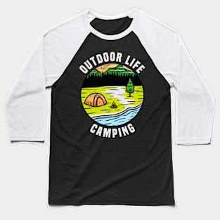 Camping Life Baseball T-Shirt